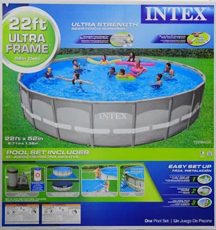 Details about   Intex Metal Frame Horizontal Beam Pole For 12' x 30"  Pool